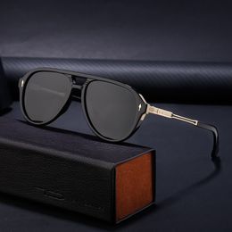 Luxury Pilot Polarised Sunglasses Luxurious Design Embossed Patchwork Frame Fashion Sun Glasses For Ladies And Men
