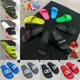 Antislip Designer Sandals Mens Slipper Womens slipper Black Shoes Luxury stereo logo Summer Sandals Beach Sneaker Flats Size EUR 36-45