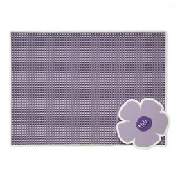 Table Mats Flexible Pvc Drying Mat Heat-resistant Place Flower Waterproof Anti-slip Kitchen Countertop For Dish Bowl