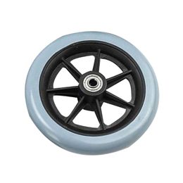 6/8 Inch Wheelchair Caster Universal Front Wheel Replacement Solid Tire Wheel Wheelchairs Accessories Wear-resistant