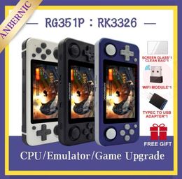 Portable Game Players RG351P ANBERNIC Retro Console RK3326 Linux System PC Shell PS1 Player Pocket RG351 Handheld2570162