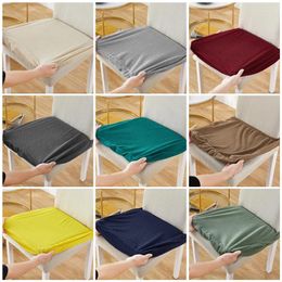 Chair Covers Jacquard Corn Kernel Square Seat Cushion Cover Stretch For Dining Room Kitchen Banquet Home Anti-dirty