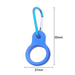 1pcs High Quality Aluminum Sports Kettle Buckle Carabine Water Bottle Holder Hiking Aluminum Rubber Buckle Hook Hiking Tools