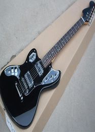 Factory Whole Lefthanded Black Electric Guitar with Iron PickupsRosewood FretboardCan be Customised as reques3097102