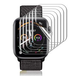 Film For Apple Watch 9 7 8 Ultra SE 2022 iWatch 45mm 41mm Screen Protector Series9 8 7 4 38mm 40mm Clear Film Coverage Film