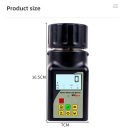 New MG-pro Smart Grain Moisture Metre for 25 Kinds Corn Rice Wheat Peanut Hygrometer Portable Peas Beans Humidity Water Tester