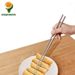 Chopsticks Solid Reusable Long Durable Ergonomic Dishwasher-safe Trendy Innovative Stainless Steel Restaurant-grade Versatile