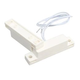 2024 Alarm Door Sensor Switch Wired Door Sensor Anti-theft Alarm Normally Open Normally Closed Suitable for Wooden Doors and Windows