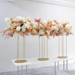 Other Event Party Supplies Table Decoration Luxury Display Stand Tall Gold Metal Centrepiece Flower Standswholesale Arch Backdrop For Dhmv9