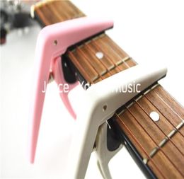 Joyo Nylon Guitar Capo Clamp For AcousticElectric Guitar Pink Grey Wholes7895773