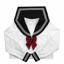 2023 Student JK Uniform Japanese and Korean Lg Sleeve Short Sleeve Shirt Set Student School Uniform Class Uniform Zipper Style 26vo#