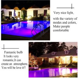 RGB LED Swimming Pool Light 30W 36W 45W 54W IP68 Waterproof AC/DC12V Outdoor RGB UnderWater Light Pond LED Piscina Luz Spotlight