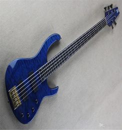 2021 String Electric Guitar Aged Modulus FB 5 Bass 2006 Flea signature Quilted Maple6841071