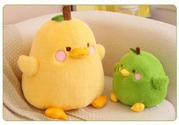 Retail 20/30/40CM Cartoon Duck Pear Plush Toy Doll Fun Toy Fruit Duck Sleep Pillow Toy Filling Animal Christmas Gift Angry Duck Free Free Shipping DHL/UPS