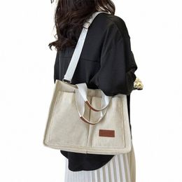 white Corduroy Tote Bags for Women Multi-pocket Handbag Menger Bag Large Capacity Women's Crossbody Bag Shoulder Bag 19tl#