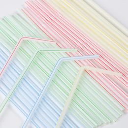 Disposable Cups Straws 500Pcs Drinking Cap Plastic Straw Colorful Umbrellas For Drinks Kids