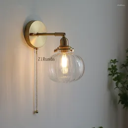 Wall Lamp Nordic Modern Bathroom Mirror Staircase Light Glass Ball Hanging Next To Bedroom