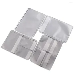 Holes Binder Filler Sticker Storage Bag A5 A6 Size Loose Leaf Bags Notebook Pockets Zipper Folders