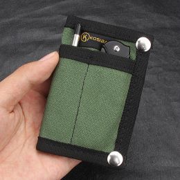 Canvas EDC Складские сумки Canvas Outdoor Tactical Tool Sags Keof Key Case Creding Clip Clip Molle Wallet Vishing Taist Fanny Pack