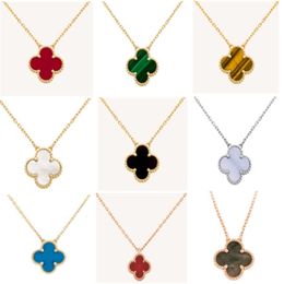 Clover Copper Plated Necklace Vanke Yabao Necklace Voice Live Necklace Female Design Fashionable and Colorl
