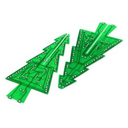 DIY Colourful Easy Making LED Light Christmas Tree Electronic Learning Kit Module 37PCS LED Light DIY Christmas Gift