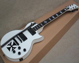 Two Colors IRON CROSS Electric Guitar with EMG PickupsRosewood FingerboardCan be Customized As Request6922092