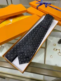 Luxury New Designer Mens Letter 100% Tie Silk Necktie black blue Jacquard Party Wedding Business Woven Fashion Design Hawaii Neck Ties With box