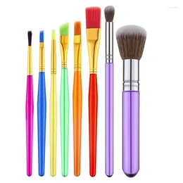 Baking Moulds 8 Pcs Cake Decorating Brushes Tools Set Cookie Decoration Fondant Supplies