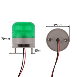 Small Indicator Light Strobe Signal Warning Light Lamp Flashing Security Alarm Light 12V 24V 110V 220V LED Red Blue Green Yellow