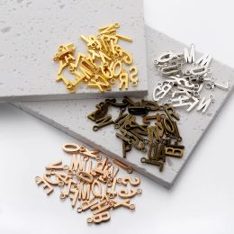 26-30Pcs 7X16 mm Alloy 26 Alphabet A-Z Letters Charms Pendants For DIY Bracelet Necklace Jewelry Making Supplies Accessories