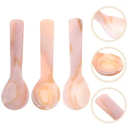 Spoons 3 Pcs Handcrafted Mother-of-pearl Caviar Spoon Coffee Porridge Tablespoon Kitchen Essentials Small Rice Soup Shell Child