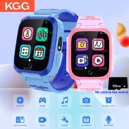 Kids Game Smartwatch Music Player Watch Sports Pedometer Health Tracker with Torch Math Game Stopwatch Timer Clock Kids Gifts