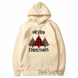 plus Size Christmas tree Classy Women Men Sweatshirts Autumn Winter New in Pullover Shirt Ladies Streetwear Fiable Pullover J2uz#