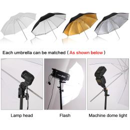 4 Units 80cm 33" Photography Photo Pro Studio Soft Translucent White Diffuser Umbrella for Studio Lamp Flash Lighting