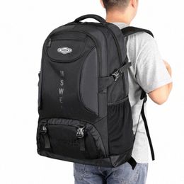 65l 85L Outdoor Backpack Unisex Waterproof Climbing Travel Rucksack Sports Cam Hiking Backpack School Bag For Male Female j7LU#