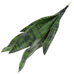 Decorative Flowers Artificial Tiger Piranha Home Decor Sansevieria Fake Snake Plant Flower DIY Peva Lifelike Ornament