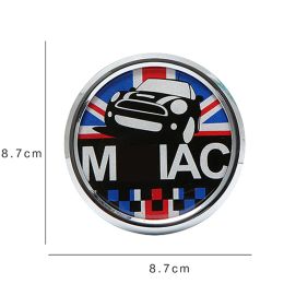 For MINI Cooper JCW Accessories S One Countryman R60 R61 F55 F56 F60 Metal 3D Front Grill Emblem Stickers Badge Car Styling