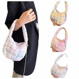 plaid Cloud Bag Fi Tie Dyed Quilted Crossbody Bag Underarm Bag Shop b9E6#
