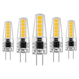 G4 LED Bulb 5W 12V/AC220V 2835 SMD 10led Warm/Cold White 360 Degree Angle Chandelier Light Replace Halogen Lamp
