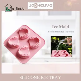 Storage Bottles Creative Denture Teeth Mold Amusing Dentist Seniors High-quality Easy To Use Funny Gag Gift Laugh-out-loud Ice Cubes