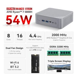 Beelink SER5 Max AMD Ryzen 7 5800H Mini PC Win 11 Pro 16GB 32GB NVME SSD 500GB 1TB Support WiFi6 BT5.2 1000M Desktop Computer