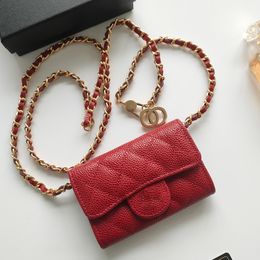 Card Wallet Luxury Crossbody Designer Card Holder Shoulder Bags Designers Woman Genuine Leather Gold C Letter Mini bags for Women Designer Purses Handbags Purses