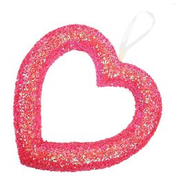 Decorative Flowers Wreaths Love Heart Wall Decor Valentines Day Decoration Hanging Decorations Decorate Pendant Door