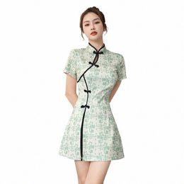 new Spa Uniforms Women Workwear Chegsam Technician Pedicure Beauty Clothing Beautician Scrubs Massage Beauty Sal Tattoo v73t#