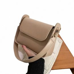 chic Simple Small Flap Shoulder Bags For Women Solid Colour Pu Leather Handbag Clutch Lady Crossbody Purse Menger Bag e7zM#