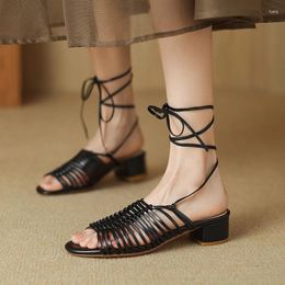 Dress Shoes Spring Women Fashion Shallow Buckle Ladies Elegant Low Heel Round Toe Women's Mary Jane Klis French Elegance