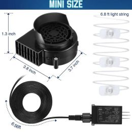 Small Inflatable Blower Replacement With 3 LED Light String 12V Air Fan Blower Inflatables Decorations Supplies