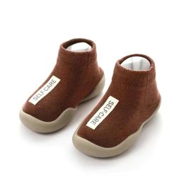 Baby Shoes Newborn 6 9 12 18 Months Cute Plus Velvet Anti-Slip Baby Girl Shoes 2 3 4 Yrs Knit Toddler Boy Shoe Spring Kids Boots
