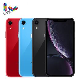 Used Apple iPhone XR Mobile Phone 6.1" 3GB RAM 64GB/128GB/256GB ROM 4G LTE CellPhone 12MP+7MP HexaCore A12 iOS Smartphone