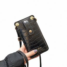 phe Bag Women Crossbody Bags Ste Pattern Leather Cell Phe Shoulder Purse Fi Cross Body Phe Holders Bag Woman m0Jt#